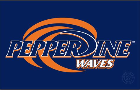 Pepperdine Waves Logo - Primary Dark Logo - NCAA Division I (n-r) (NCAA ...