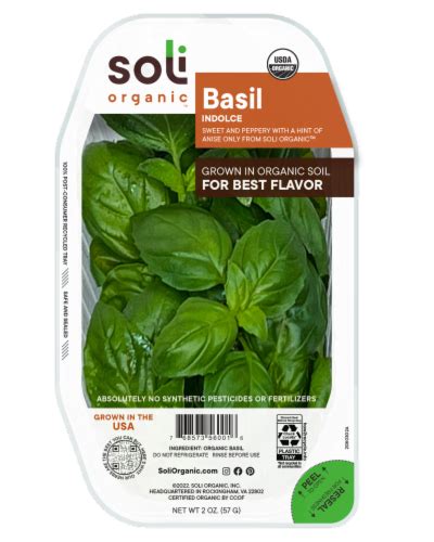 Soli Organic™ Basil, 2 oz - Kroger