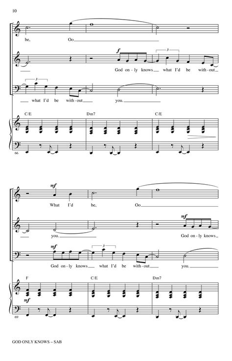 God Only Knows Sheet Music by Ed Lojeski (SKU: 00155567) - Stanton's ...