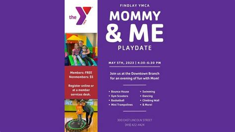 Findlay YMCA Mommy & Me Playdate, Findlay YMCA, 5 May 2023 | AllEvents.in