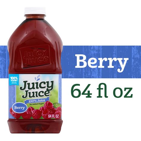 Juicy Juice 100% Juice, Berry, 64 FL OZ Bottle - Walmart.com