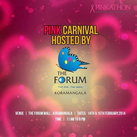 Pink Carnival hosted by The Forum Mall, Koramangala on 14 & 15 February 2014 | Events in ...