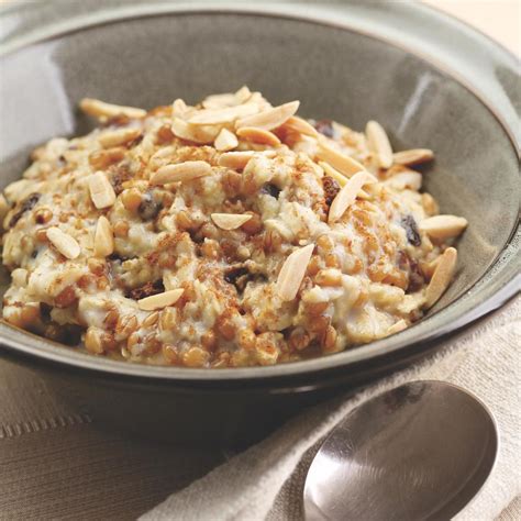 Creamy Wheat Berry Hot Cereal