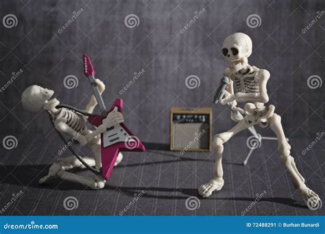 Skeleton Band stock image. Image of dead, electric, concept - 72488291