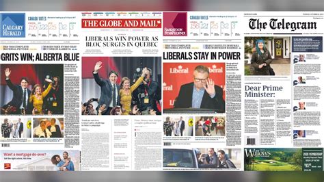 Election front pages: Here's how newspapers covered the Liberals ...