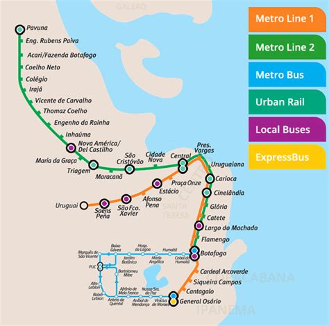 Rio De Janeiro Metro Map – Interactive Map