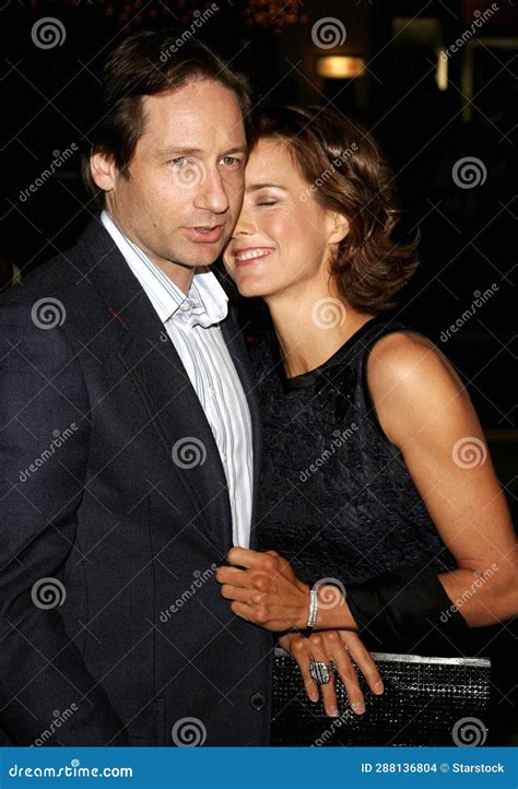 David Duchovny and Tea Leoni Editorial Stock Image - Image of duchovny ...