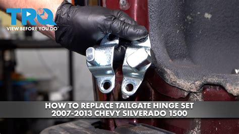 How to Replace Tailgate Hinge Set 2007-2013 Chevy Silverado 1500 | 1A Auto