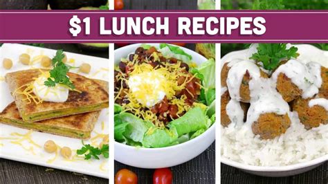 Healthy $1 Lunch Recipes - Easy Budget Meals! | Mind Over Munch