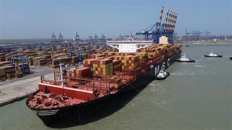 Largest-Ever Container Ship To Arrive In India Docks At Adani Mundra Port