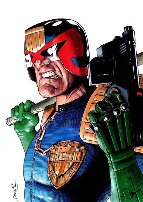 Judge Dredd by Jason Davies | Comics artwork, Judge dredd, Comic art