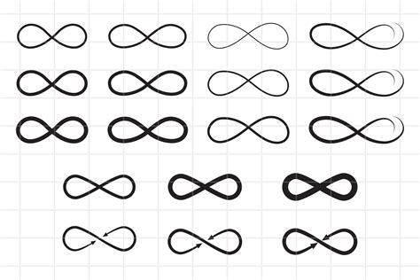 Infinity sign SVG, infinity symbol cut file, SVG, PNG, EPS (737987 ...