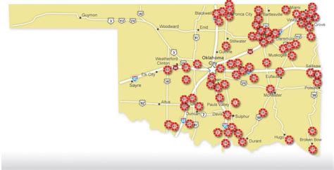 Oklahoma city casinos mapa - Okc casinos mapa (Oklahoma - estados UNIDOS)