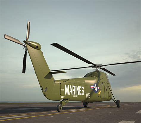 Sikorsky H-34 Military helicopter 3D model - Aircraft on Hum3D