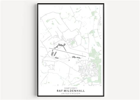 RAF MILDENHALL MAP, Map of Raf Mildenhall, Raf Mildenhall, Raf ...