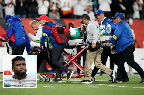 Tua Tagovailoa injury update as quarterback flies back to Miami in a neck brace after scary head ...