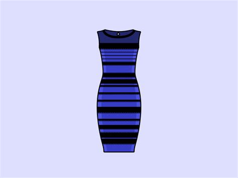 The black and blue, gold and white dress by Julian Burford on Dribbble