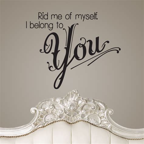 I Belong To You Religious Quote Wall Sticker / Decal - World of Wall Stickers