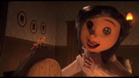 In Coraline, the three ghost children’s profiles are on the wall in the ...