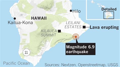 Hawaii got 6.9 magnitude earthquake near the heart of newly erupting Kilauea Volcano - VietPress USA