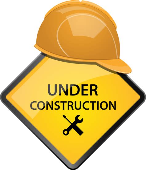 Under construction zone clipart design illustration 9400413 PNG