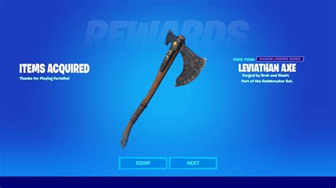 LEVIATHAN AXE CONFIRMED RETURN RELEASE DATE in Fortnite Chapter 4 ...