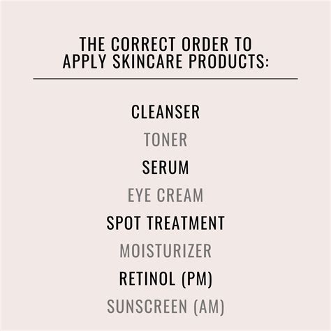 The Correct Order To Apply Skincare Products — Gameela Skin