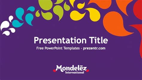 Free Mondelez PowerPoint Template - Prezentr PPT Templates