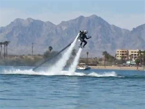 WATER JET PACK FLYING AT LAKE HAVASU on March 15, 2012 - YouTube