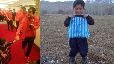 Watch: This video of Messi meeting his six-year-old Afghan fan will ...