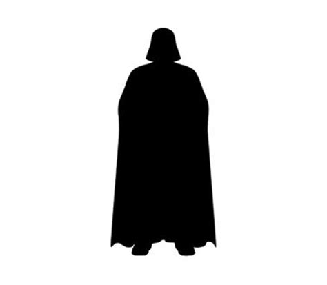 Star Wars Darth Vader Silhouette Vinyl Decal Black Red - Etsy Australia