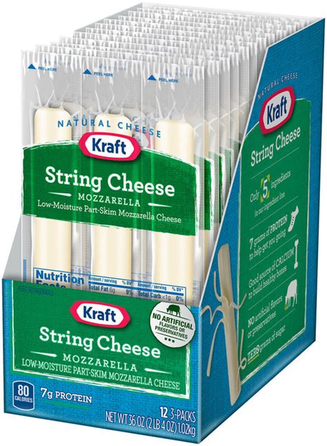 Kraft Mozzarella String Cheese 12-3 ct Packs Reviews 2019