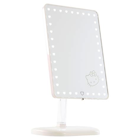 Hello Kitty Edition Touch Pro LED Makeup Mirror with Bluetooth Audio+Speakerphone & USB Charger ...