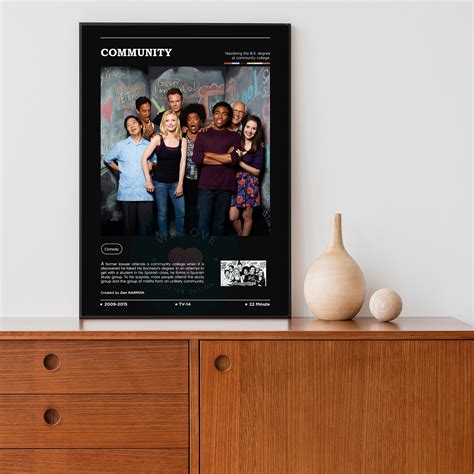 Community Tv Show Poster / Community Poster / Tv Show Print / Tv Series ...