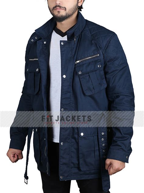 Cassian John Wick 2 Blue Cotton Jacket - Fit Jackets