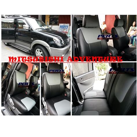 Mitsubishi Adventure High quality Factory Fit Customized Leather CAR SEAT COVER, Car Parts ...