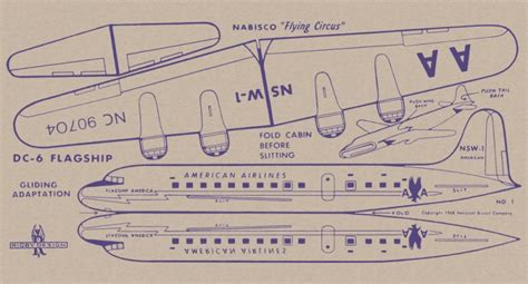 Card #1 - “DC-6 FLAGSHIP, AMERICAN AIRLINES” from the 1948 National ...