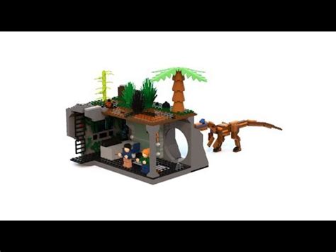 Lego Fallen Kingdom Baryonyx Attack Set (MOC) - YouTube