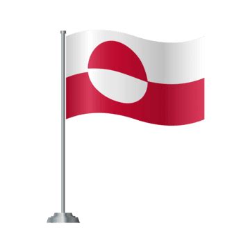 Greenland Flag Vector, Greenland, Flag, Greenland Flag PNG and Vector with Transparent ...