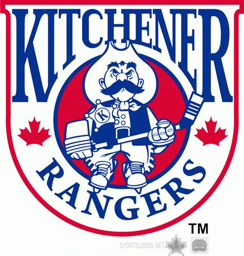 Kitchener Rangers Logo - Primary Logo - Ontario Hockey League (OHL) - Chris Creamer's Sports ...