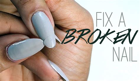 How to mend a split Nail | Fix broken nail, Cracked nails, Nail repair