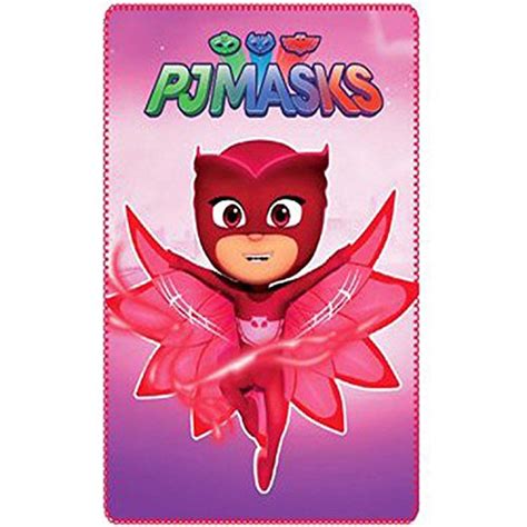 PJ Masks Kids Girls Owlette Soft Fleece Blanket Team Logo New 2017-2018 (Red) | Pricepulse