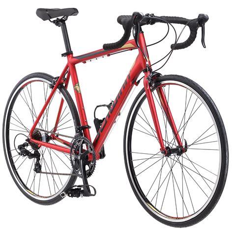 Schwinn Volare Hybrid Sports Road Bike, Men and Women, Aluminum Frames, 700c Wheels, Flat and ...