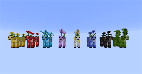 Mooblooms Mod 1.17.1, 1.16.5 (Colorful and Flowery Cows) - Mc-Mod.Net