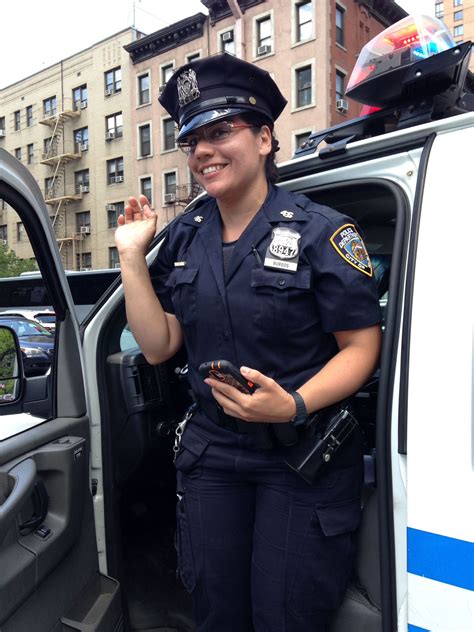 This NYPD officer was more than willing to pose for me! She was so ...