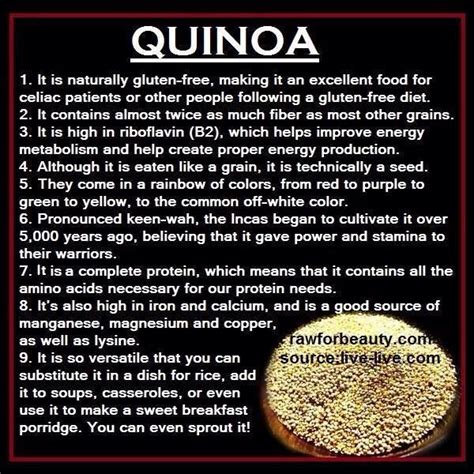 Benefits of quinoa | Workout food, Health, Gluten free diet