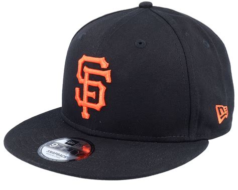 San Francisco Giants MLB 9FIFTY Black/Orange Snapback - New Era cap ...