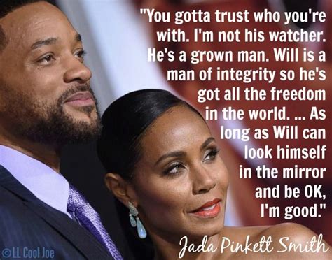 Jada Pinkett Smith on how she and her husband make things work (Quote ...