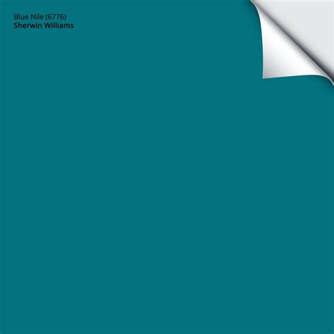 Blue Nile (6776) | Sherwin-Williams | Samplize Peel and Stick Paint Sample | Teal paint color ...