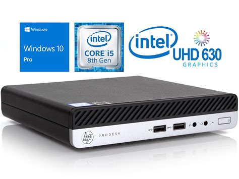 HP ProDesk 400 G4 Mini PC, Intel Core i5-8500T Upto 3.5GHz, 16GB RAM ...